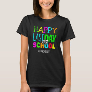 Camiseta Feliz Dia Passado Do Almoço Da Escola Valência Da