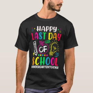 Camiseta Feliz Dia Passado do Jardim de Infância Escolar So