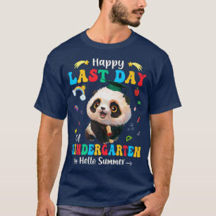 Camiseta Feliz Dia Passado Do Jardim De Infância, Graduado
