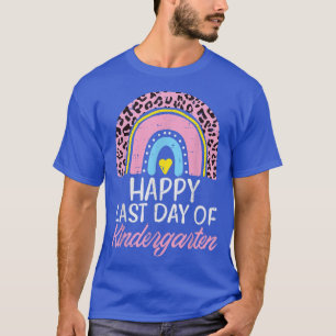Camiseta Feliz Dia Passado Do Jardim De Infância Leopard Ra