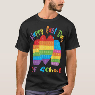 Camiseta Feliz Dia Passado do Pop de Coração da Escola