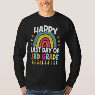 Camiseta Feliz Dia Passado do Professor Graduado do 3º Ano