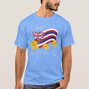 Camiseta Feliz dia Príncipe Kuhio, feriado estadual no Hava