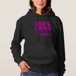 Camiseta Feliz Divórcio 100 Divorciado e não podia ser H