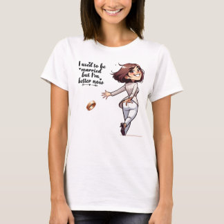Camiseta Feliz Divórcio de Mulheres
