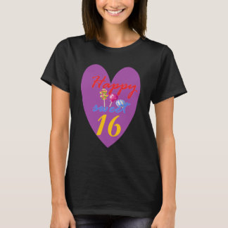 Camiseta Feliz doce 16