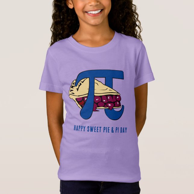 Camiseta Feliz doce tarte de cereja, crianças (Frente)