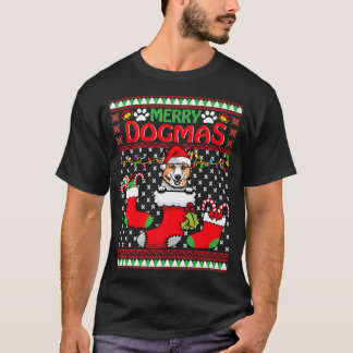 Camiseta Feliz Dogmas Pembroke Welsh Corgi Dog Ugly Christm