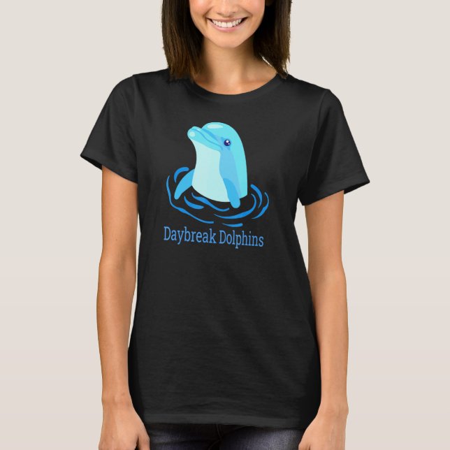 Camiseta Feliz Dolphins Daybreak Escola Elementar Ut Spiri (Frente)