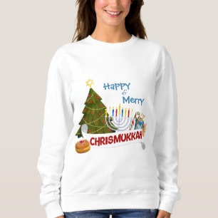 Camiseta Feliz e Alegre Arte de Feriado Inter-religioso do