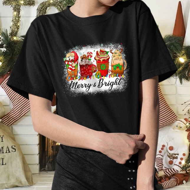 Camiseta Feliz e Brigh, Matança de Natal Familiar (Criador carregado)
