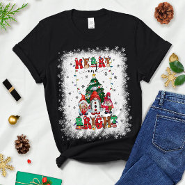 Camiseta Feliz E Brigh, Teto de Natal, Gif Para Smax