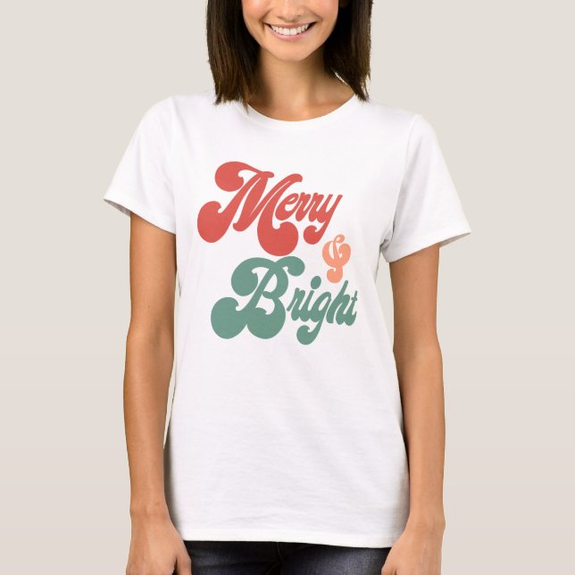 Camiseta Feliz e Brilho (Frente)