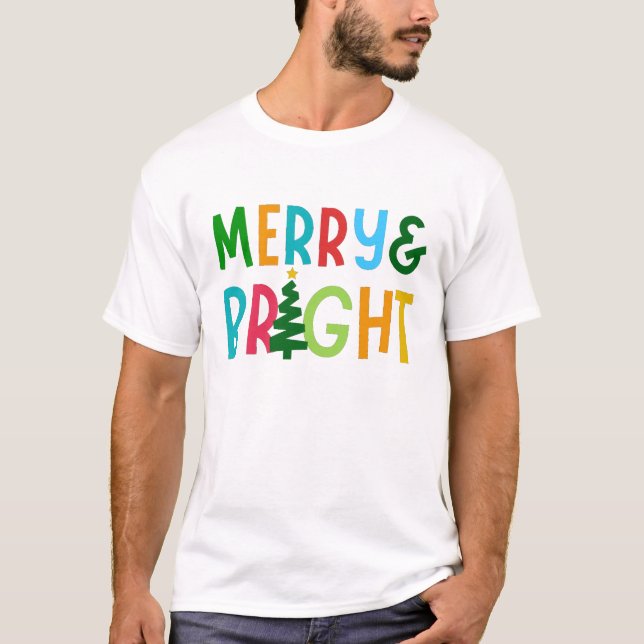 CAMISETA FELIZ E BRILHO (Frente)