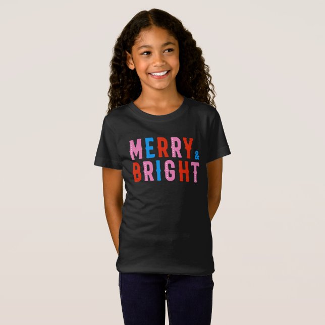 Camiseta Feliz e Brilho, Feliz Natal (Frente Completa)