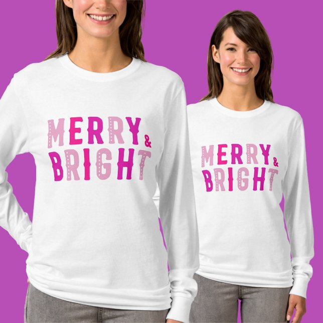 Camiseta Feliz e Brilho, Feliz Natal (Criador carregado)