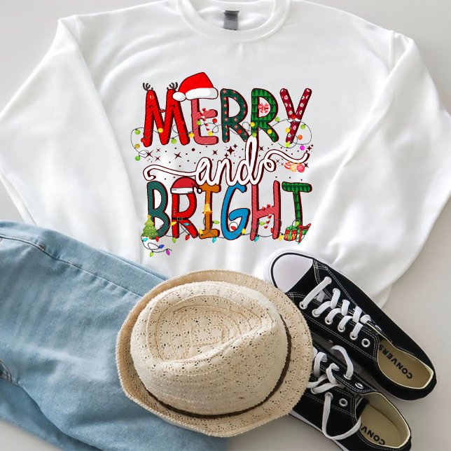Camiseta Feliz E Brilho, Feliz Natal (Criador carregado)
