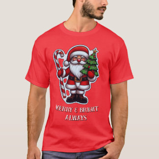 Camiseta Feliz e Brilho Sempre: Especial de Natal