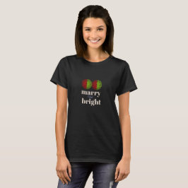 Camiseta "Feliz e Brito: Celebrar a Alegria da Estação