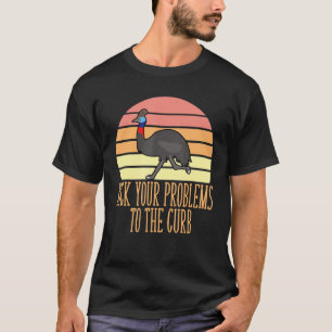 Camiseta Feliz E Cheerful, Livre, Chute Seus Problemas Para