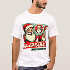 Camiseta Feliz e Natal brilhante