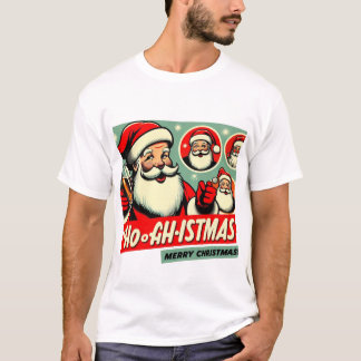 Camiseta Feliz e Natal brilhante