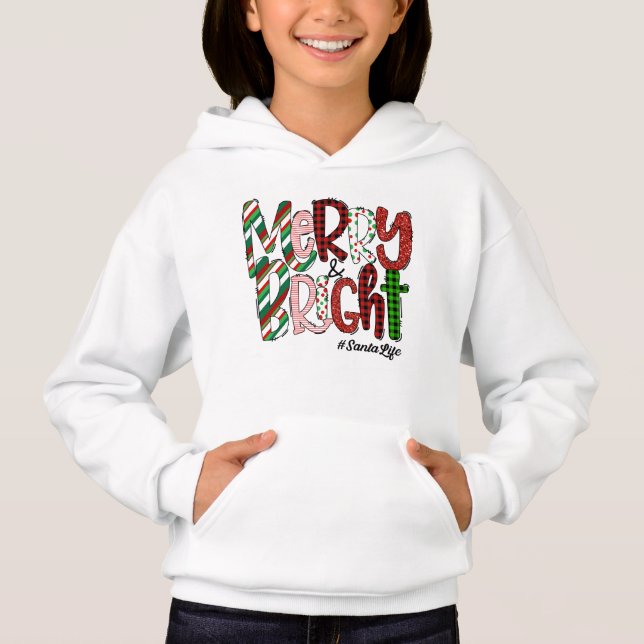 Camiseta Feliz E Natal Brilhante (Frente)