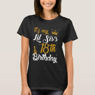 Camiseta Feliz É o 18º Aniversário da minha IRMÃZINHA 2007