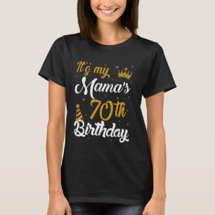 Camiseta Feliz é o 70 da minha mãe de aniversário de 1955 7