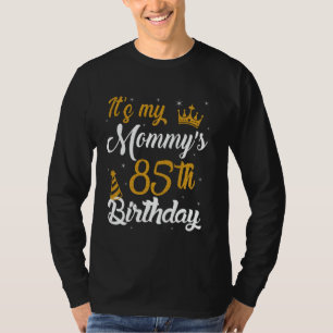 Camiseta Feliz É o 85º Aniversário da Minha Mamãe 1940 85 A
