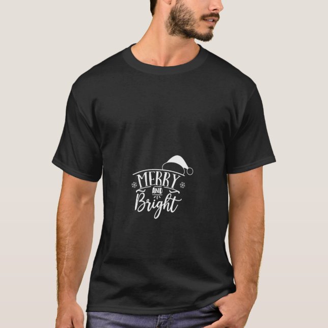 Camiseta Feliz E Pescoço Brilhante Das Mulheres (Frente)