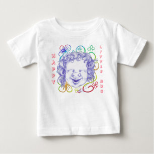 Camiseta Feliz e rindo de alegria