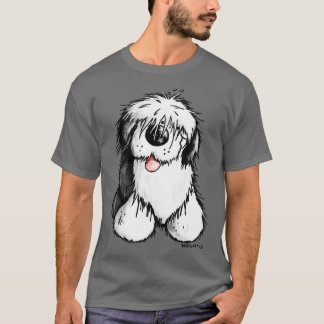 Camiseta Feliz E Velho Ovino De Cachorro.