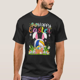 Camiseta Feliz Eas de Caça ao Ovo de Voleibol
