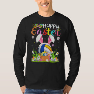 Camiseta Feliz Eas de Caça ao Ovo de Voleibol