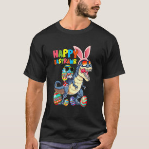 Camiseta Feliz Eastrawawr T Rex Dinosaur Easter Bunny Ovo C