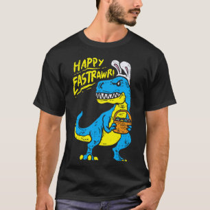 Camiseta Feliz Eastrawr Dinossauro Engraçado Trex Orelhas d