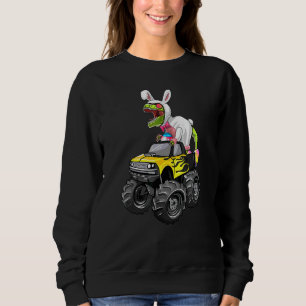 Camiseta Feliz Eastrawr T Rex Monster Páscoa B