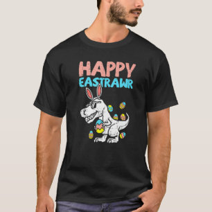 Camiseta Feliz Eastrawr Trex Dinosaur Toddler Boys Kids Eas