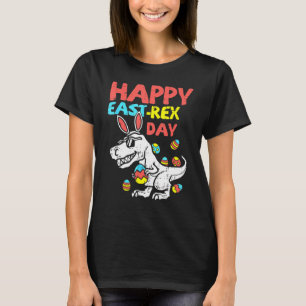 Camiseta Feliz Eastrawr Trex Dinosaur Toddler Boys Kids Eas