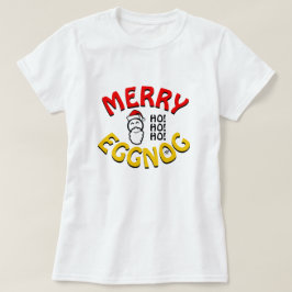 Camiseta Feliz Eggnog! (piada de feriados)