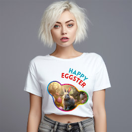 Camiseta Feliz Eggster - Desenhar