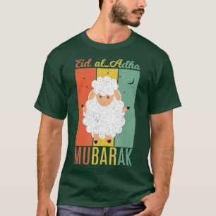 Camiseta Feliz Eid Al Adha Mubarak pelo feliz Dia do Eid Mu