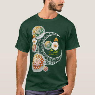 Camiseta Feliz Eid Alfitr Mubarak Kareem, Feliz Ramadan Kar