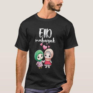 Camiseta Feliz Eid Mubarak Feliz Ramadão Muçulmano Islâmico