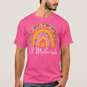 Camiseta Feliz Eid Mubarak para as mulheres muçulmanas Eid 