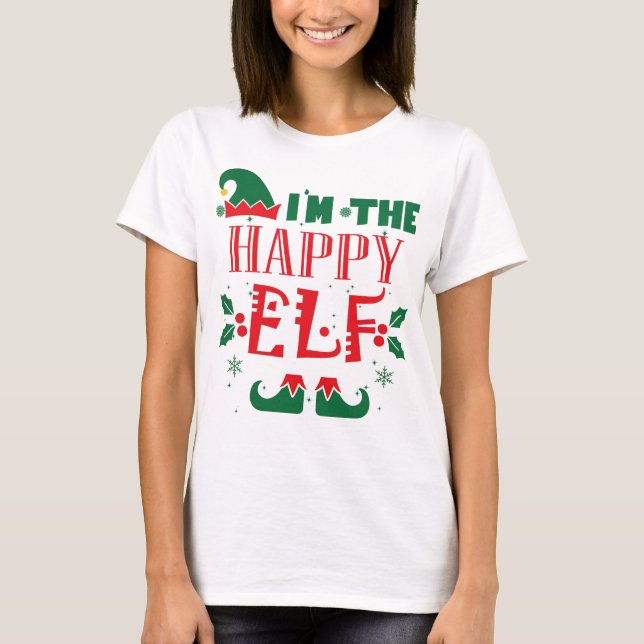 CAMISETA FELIZ ELF (Frente)