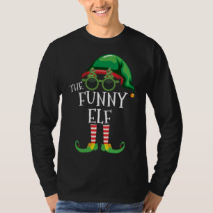 Camiseta Feliz Elf Correspondente à Família Pjs do Partido