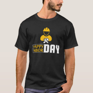 Camiseta Feliz Engenheiros de trabalhadores da União do Dia