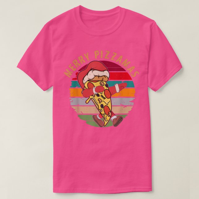 Camiseta Feliz engraçada Pizzamas Pizza amava Holanda de Na (Frente do Design)